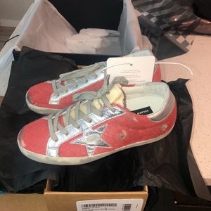 NIB GGDB Superstar Archive Ponyskin Sneaker